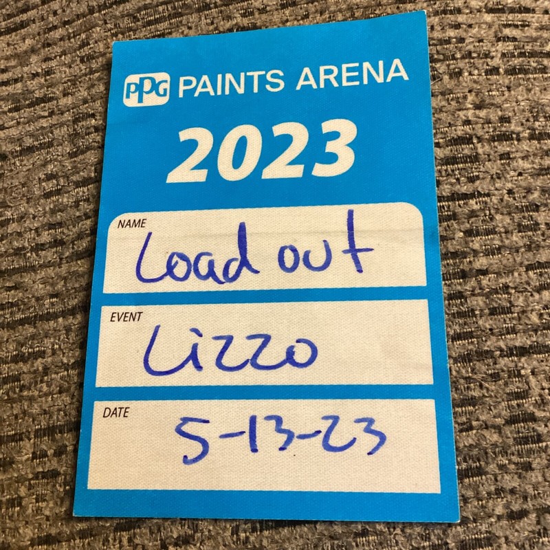 LIZZO Working Pass - MAY 13, 2023 - Pittsburgh, Pennsylvania