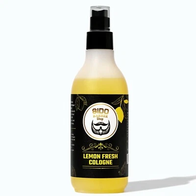 SIDO BARBER SHOP SIDO BARBER Cologne Spray After Shave Herren (250ml, Fresh Lemon) - Barber Spray