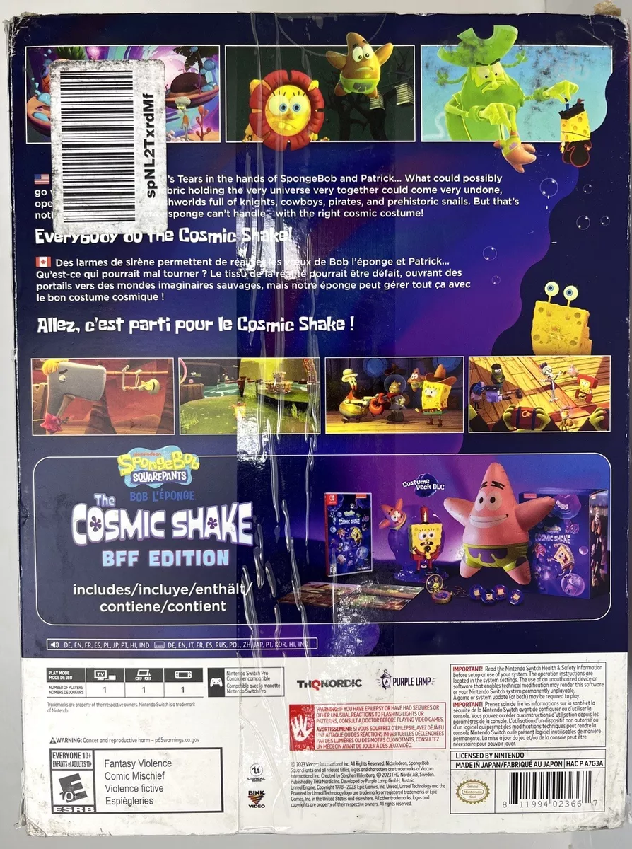 SpongeBob SquarePants: The Cosmic Shake para Nintendo Switch