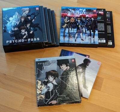  Psycho-Pass Staffel 1+2+Movie Limited inkl Sammelschuber Bluray