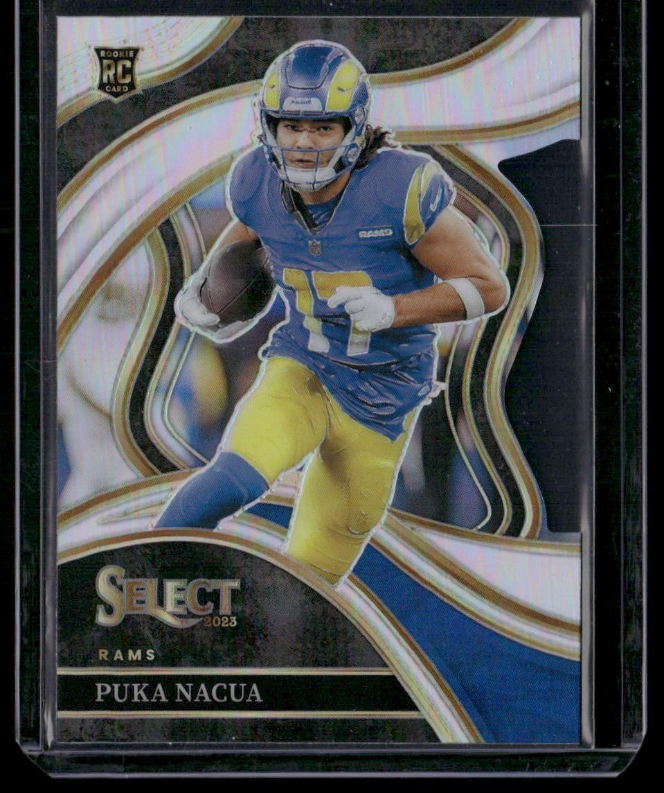 2023 Panini Select #224 Puka Nacua Silver Prizms Club Level