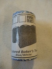 New Paper Mart Twine Blue and White 240 Yards 4 ply