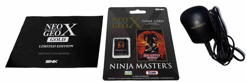 Neo Geo X Gold TV Docking Charge Station Only w/ Power Cord & Ninja Masters - Image 2 of 4