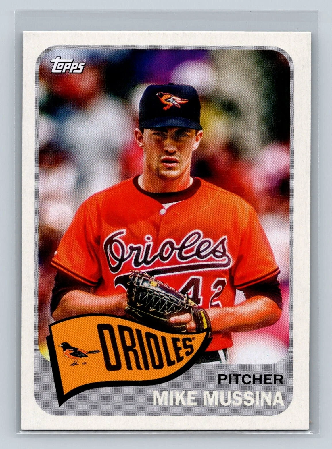 2023 Topps Archives Base #134 Mike Mussina Baltimore Orioles