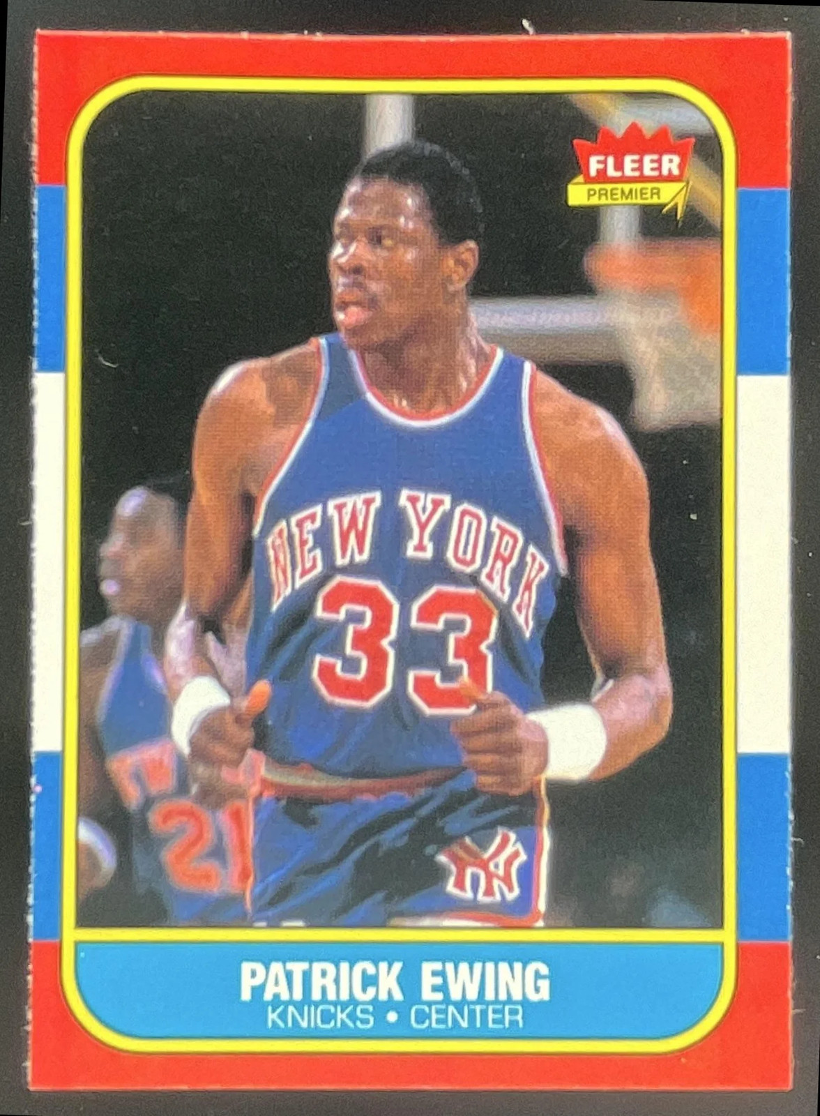 1986-87 Fleer #32 Patrick Ewing RC