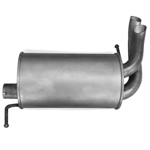 Silencieux arriere Seat Alhambra 1.9 D en acier aluminise durable de 1996 a 2003