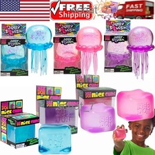 NeeDoh Jellyfish Jelly Squish/ Nice Cube Stress Ball Sensory Fidget Toy Gifts