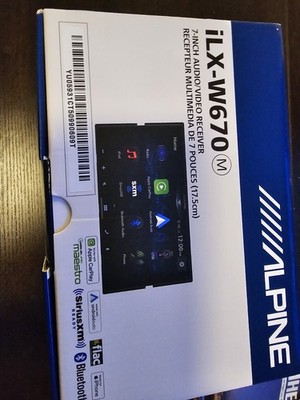 Open Box Alpine iLX-W670-M 6.75'' Touchscreen Multimedia Receiver w/ Bluetooth