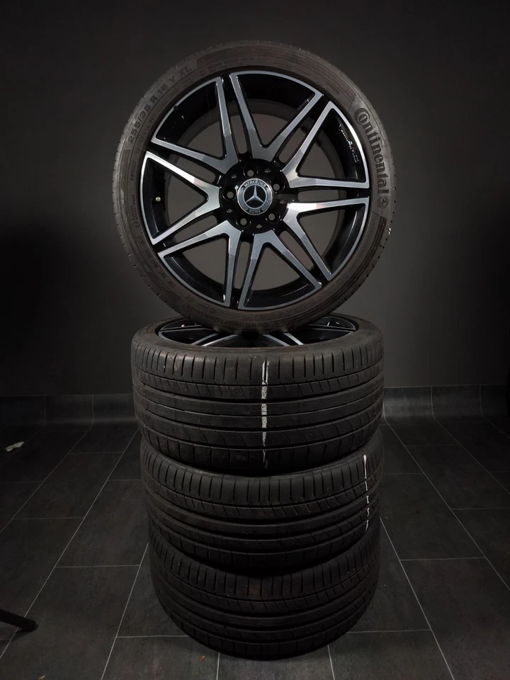 4 Sommerräder 225/40 - 255/35R18 Mercedes C Klasse W204 AMG Alufelgen 18" - Bild 2 von 4