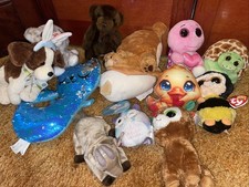 Lot Of 12 Plush Mixed Brands