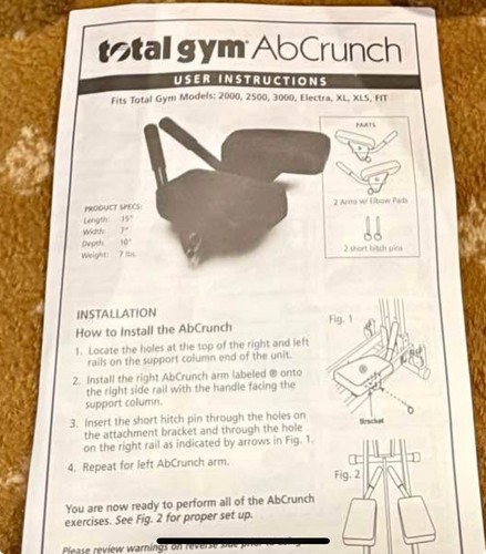 Total Gym Ab Cruncher- Brand New - Picture 5 of 9