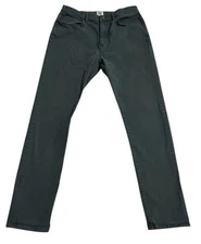 Flint Tinder Pants Mens 33x31 Charcoal Gray 365 HB Tapered Fit Huckberry Chino