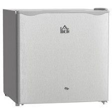 Mini Fridge 46L Lockable Grey CountertopReversible Door Chiller 48x44x49cm