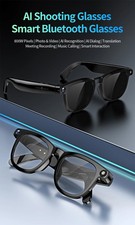 2 in1 4K Smart AI Glasses 800W pixel AI Shooting Camera HD Bluetooth AI Glasses