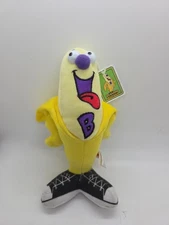 Fruit Heroes Blammo Banana Plush Super Hero 9" With Tag Stuffed Toy