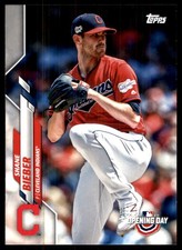 Shane Bieber 2020 Topps #136 Indians MLB READ FREE SHIPPING AutographDen