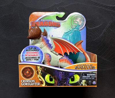 Crimson Goregutter Figur Dragons Drachenzähmen Dream Works Legends Evolved
