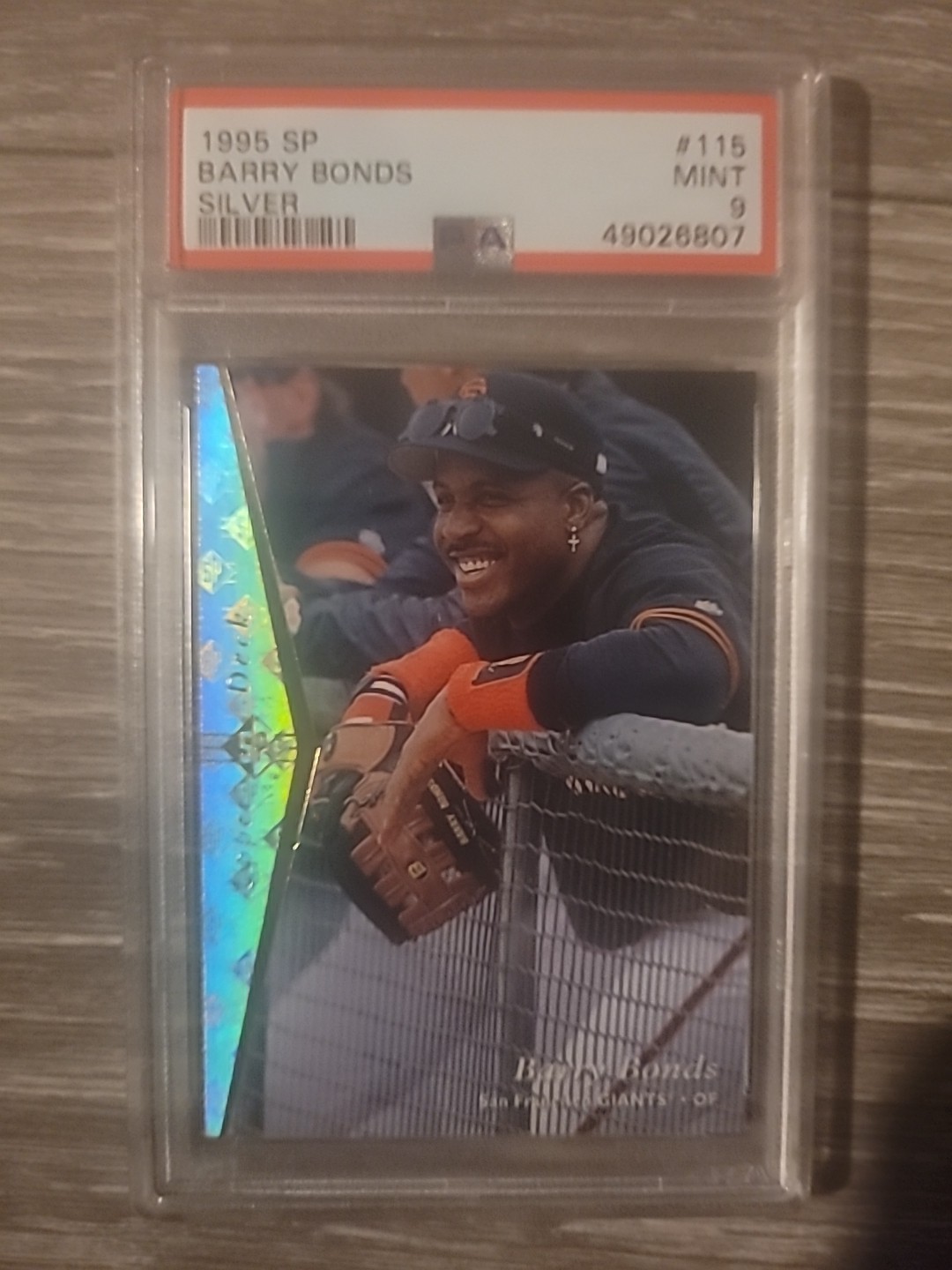 Barry Bonds #115 Baseball Cards 1995 SP trading card — raw and PSA graded price guide