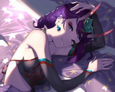 Anime Art Portrait 2D Shuten Digital 11x17 Poster