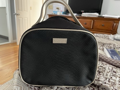 Lancôme Paris Black Cosmetic Makeup Train Case Bag – Travel Toiletry Never used