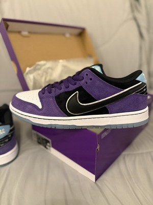 Hayley Wilson x Nike SB Dunk Low Pro Black Court Purple HJ0513-500 SIZE 10