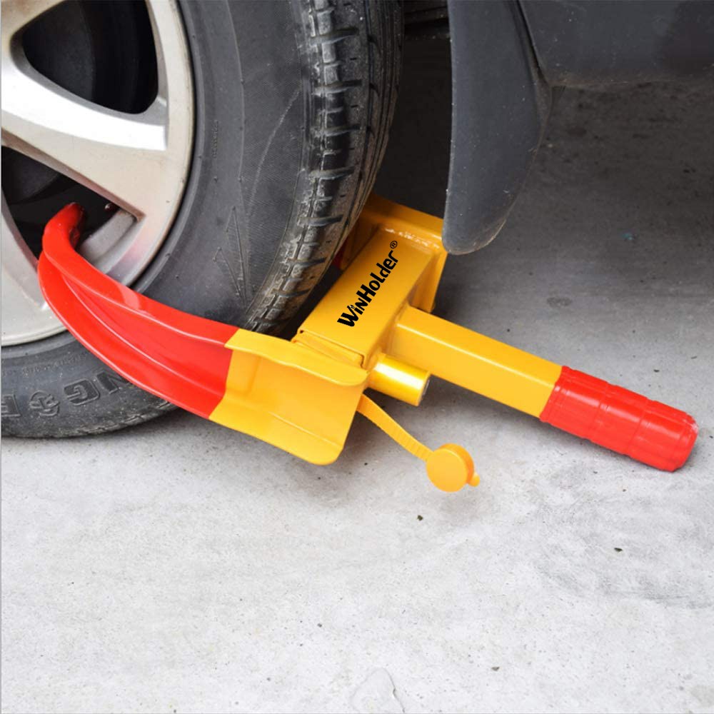 Universal Anti Theft Device Steel Wheel Clamp Tire Lock Car Security Truck Boat