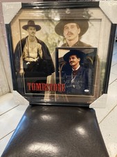 Val Kilmer Signed “I’ll Be your Huckleberry “ JSA Certified Framed Shadow box