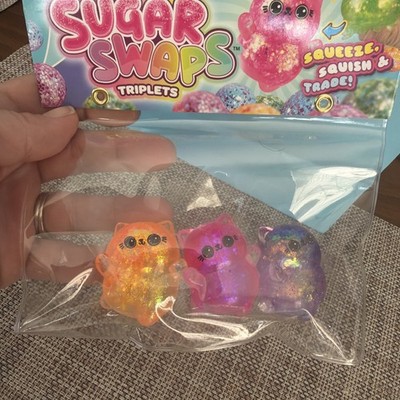 Orb Curiosities Sugar Swaps Triplets CATS Squishy - Kitties!   