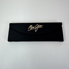 Maui Jim Small Trifold Eyeglasses Case Black w/ Sealed Cleaning Cloth Magnetic