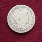 1900 S Barber Half Dollar Average Circ 90% Silver Fair