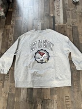 H&M x Peanuts Snoopy Pullover grau  Let It Sn...