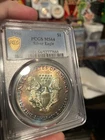 1986 American Silver Eagle KEY DATE! PGCS Key Date Monster Toner!