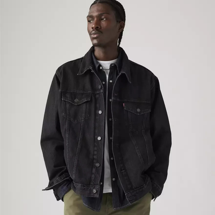 Levi's Relaxed Fit Trucker Jacket Superior - Black - SALE!!!