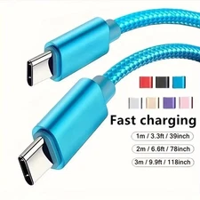 USB-C Type C Fast Charger Cable for iPhone 16 15 Pro Max / Galaxy S24 3/6/10 lot