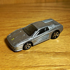 Ferrari 308 GTB 1978 Silver Diecast Car 1:64 Loose Ferrari Series Vintage