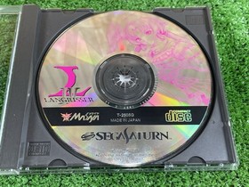 3x98 SS Sega Saturn Langrisser I Game Software Box Instruction Tested and