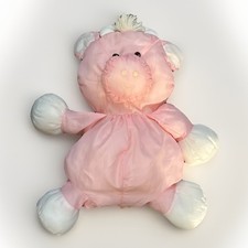 Vtg Puffalump Rare 8002 Pink Cow 1986 Fisher Price