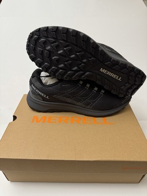 Merrell Fly Strike Shoes Mens Trail Running Hiking Outdoor Black Size 12 New.
