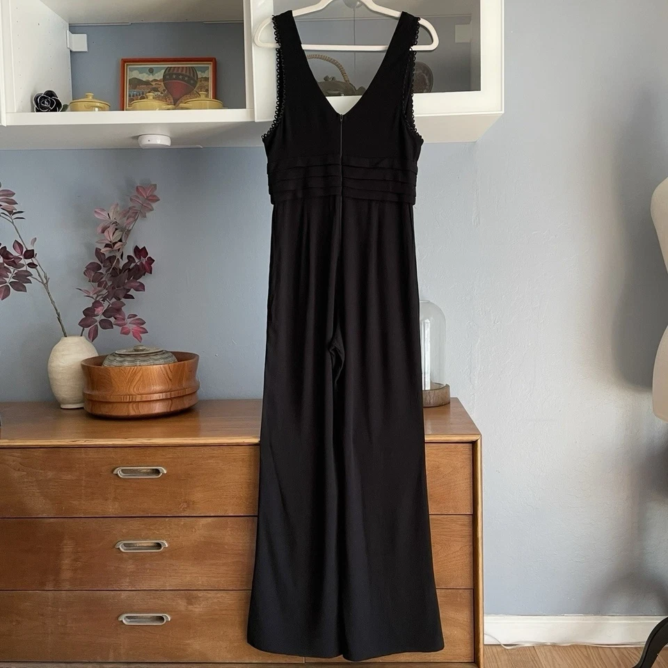 Mono Stone Cold Fox Negro Pierna Acampanada Sin Mangas Talla 2 Foto 4 de 4