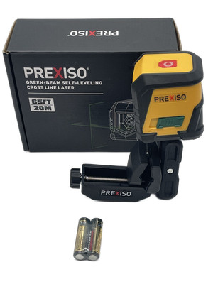 Prexiso Green Cross Line Laser Level 65ft