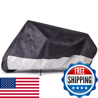 Budge Sportsman Motorcycle Cover Black Waterproof Universal Fit Fits Up To 96