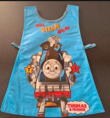 Thomas der Panzermotor Kind Kleinkind Malerei abwischbar Kinderzimmer Schürze / Wappenrock - Bild 1 von 3