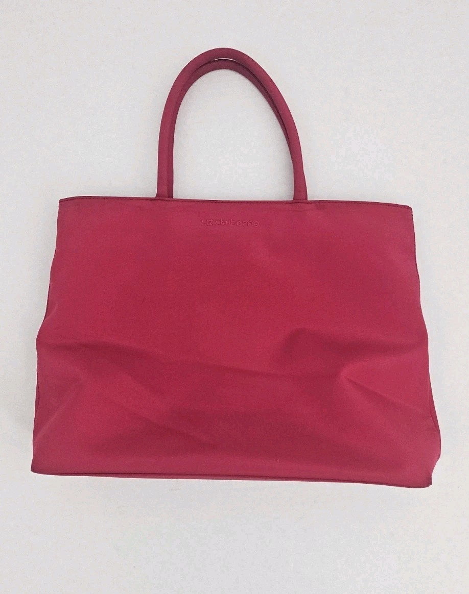Liz Claiborne Pink Large Tote Shoulder Bag Pre-owned