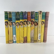 Cherry Ames Books Lot Of 12 Grosset & Donlap 1947-1961 2 Red Covers Fair Cond.