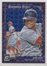 2021 Panini Donruss Optic Diamond Kings Blue Velocity Prizm 75/99 Juan Soto 4nl
