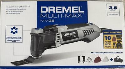 Dremel Multi-Max 3.5 AMP Oscillating Multi-Tool Kit With 12 Accessories MM35-01
