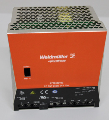 Weidmuller 8708680000 Verbinden Power CP Snt 250W CP SNT 250W 24V 10A