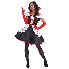 Fun Shack Herzkönigin Kostüm für Damen - Königin Kostüm für Erwachsene - perfekt für