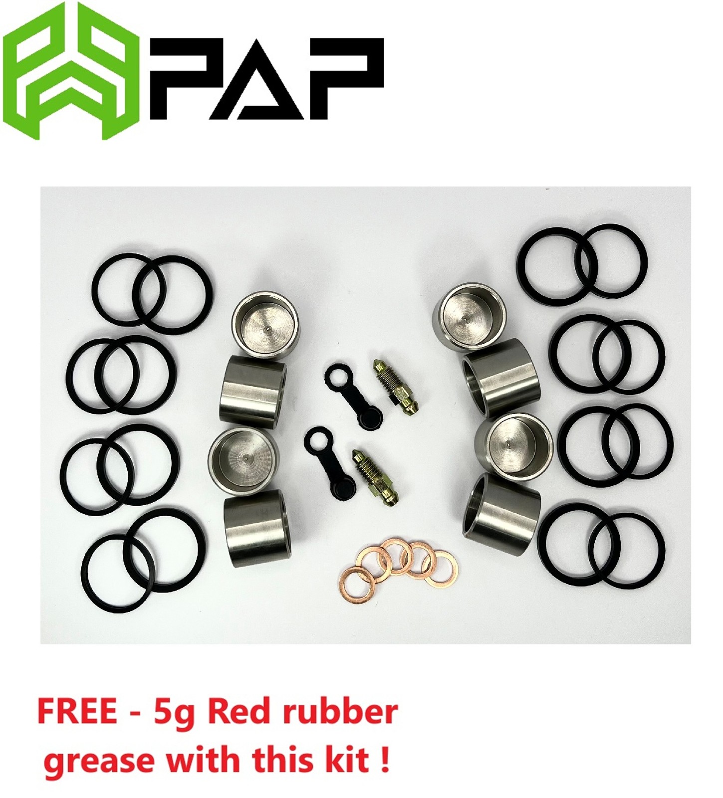 Yamaha MT-09 A ABS 2017 Front Brake Piston & Seal rebuild repair kit