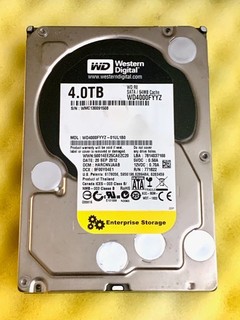 Disque dur Western Digital 4To 7200tr/min HDD 4TB SATA 3.5" 64MB NAS NVR DVR